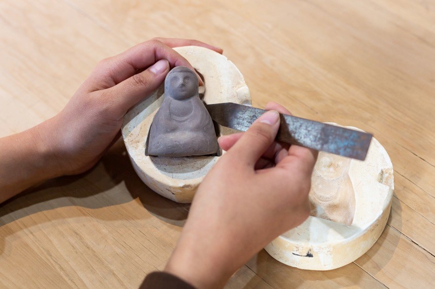 体験工房 はせ陶の仏像つくり体験